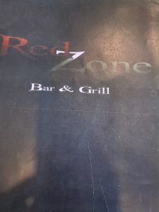 RedZone Menu cover